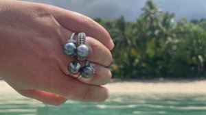 Таитянский жемчуг кольца