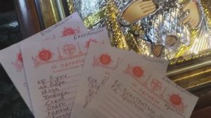 Я приложила имена и молитвенные письма к гробницам святых Анны, Иоакима и Иосифа Обручника