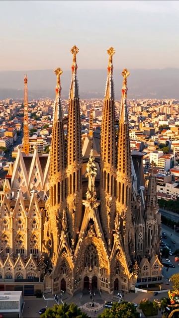 Саграда Фамилия: Шедевр Гауди в Барселоне #Гауди #Архитектура #Барселона