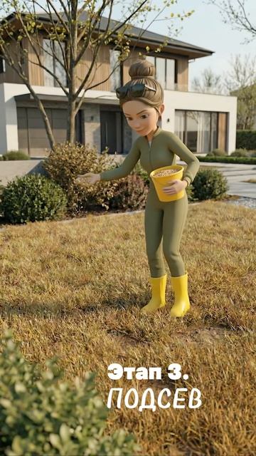 Весенний уход за газоном