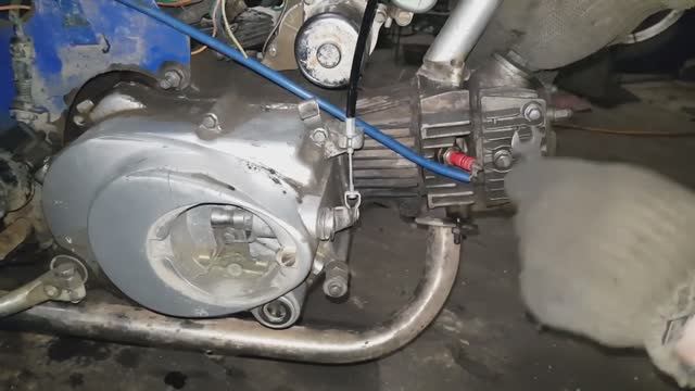 Димексид в двигатель мопеда