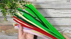 Красивая ПАСХАЛЬНАЯ поделка из синельной проволоки своими руками.