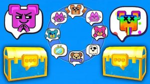 Все сундуки с эмоциями/Битва с боссом-самозванцем в игре Super Bear Adventure