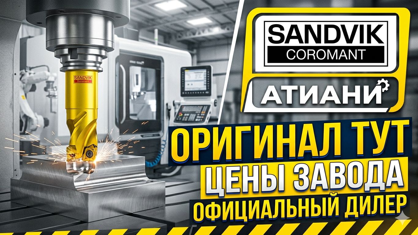 Инструмент Sandvik Coromant за 14 дней: реальные сроки и официальные поставки