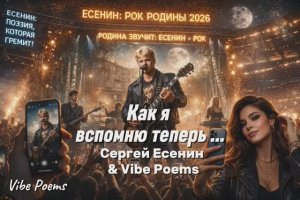Как я вспомню теперь… Сергей Есенин & Vibe Poems
