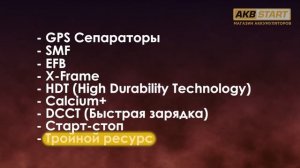 Аккумулятор Альфалайн EFB  Реальные показатели пускового тока, ёмкости и массы
