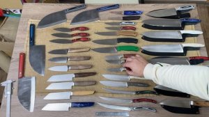 Выставка ножей ! Классные рабочие кухонные ножи!