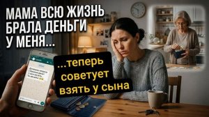 Истории из Жизни - Мама всю жизнь брала деньги из моего кошелька, а теперь...