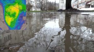 Город Вязники утопает в воде после затяжного дождя. Съемка 07.04.2026