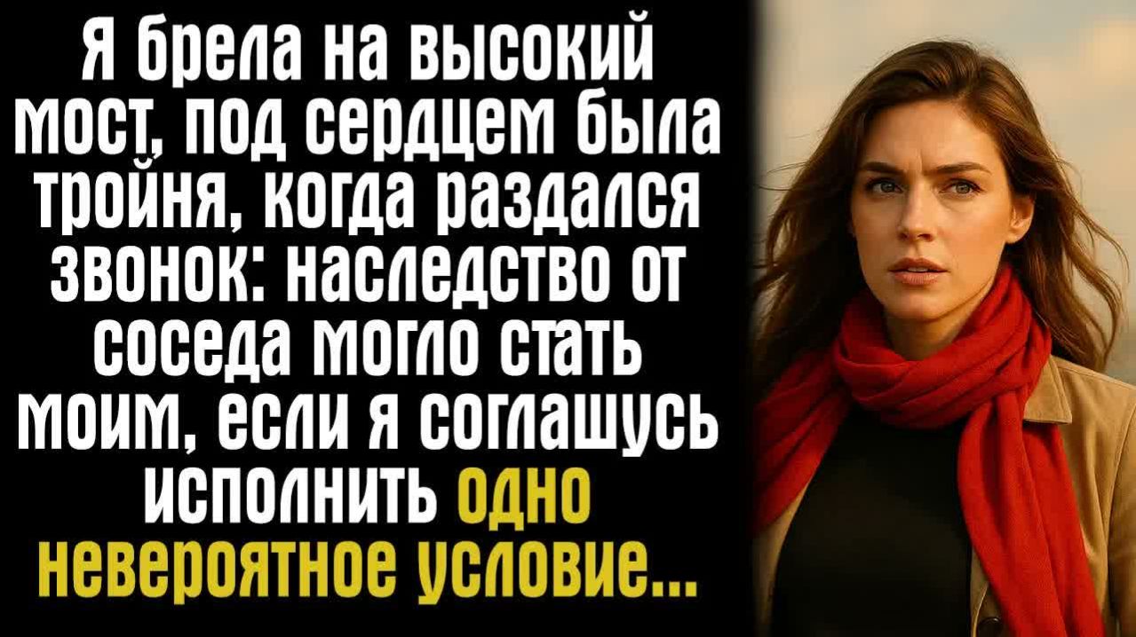 Истории из жизни. Слушать истории. Я брела на высокий мост, под сердцем была тройня, когда раздался