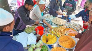 Знаменитый бизнес отца и сына по продаже смеси Бомбей Микс в Джашоре, Бангладешская уличная еда