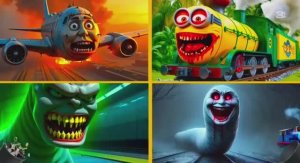 ПАРОВОЗИК ТОМАС И МИНЬОНЫ 😱 ТОМАС ЕДОК Против МОНСТРА ТРАЙН ЕХЕ — Веселый Мультик ИГРА для детей 🚂