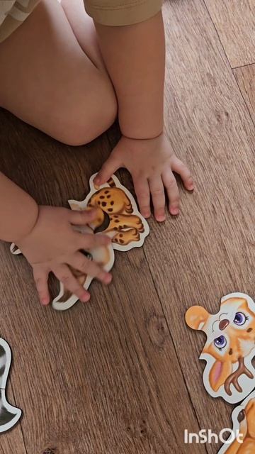 Складываем пазлы половинки