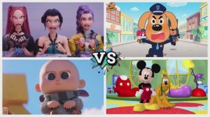 ШЕРИФ ЛАБРАДОР И ГРЮ ПРОТИВ МИККИ МАУСА 🆚 КРУТОЙ МУЛЬТИК БИТВА ГЕРОЕВ