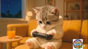 【Котик-трудяга Муги】Путь к знаниям: Муги и его первый серьёзный экзамен 🐱🏫