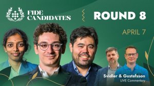 Шахматы Турнир претендентов ФИДЕ 2026 | Прямая трансляция 8-го тура