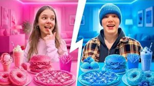 Синий vs розовый челлендж - Мистер Макс