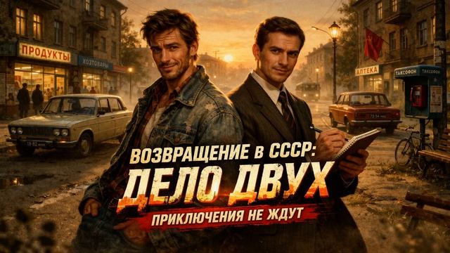 Аудиокнига полностью. Детектив+Попаданцы. «Возвращение в СССР: Дело двух» Книга 1 из 3