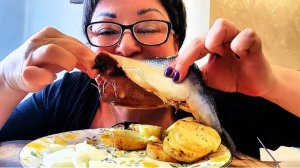 МУКБАНГ Чиполлино и СЕЛЕДОЧКА😋вкусно-то как 👍