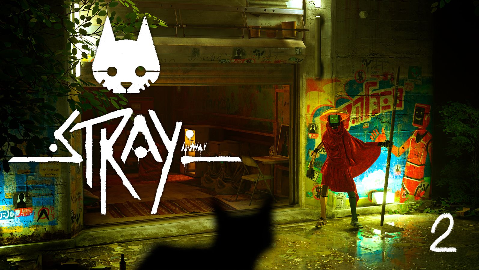 Встретили живых роботов | Stray 🐈 2 прохождение