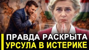 Брюссель НА ИГОЛКАХ! Урсула в истерике ЕС охвачен настоящей паникой, теряя контроль над ситуацией