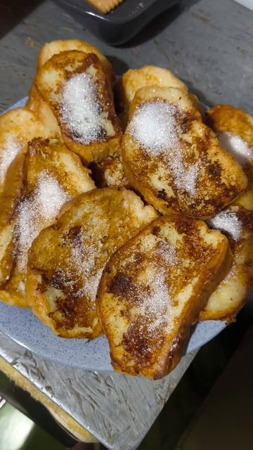 Приготовила вкусные греночки к чаю