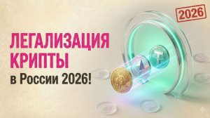 Легализация Крипты в России 2026!
