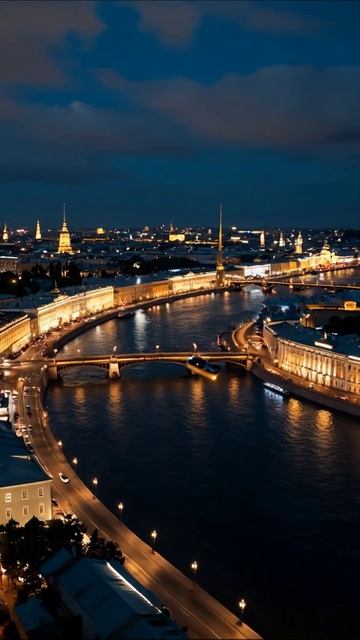 Тусклый свет над Невой: отголоски утраченных надежд #СанктПетербург #темнота #грустно