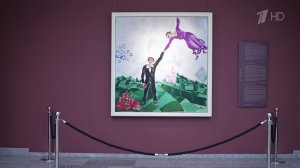 Шедевр Марка Шагала "Прогулка" привезли в Национальный художественный музей Белоруссии