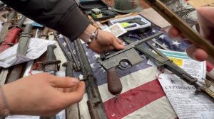 Немецкие пистолеты ВОВ Маузер, Вальтер на блошином рынке. Москва. #shorts