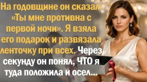 Истории из жизни. Слушать истории. На годовщине он сказал  «Ты мне противна с первой ночи». Я взяла
