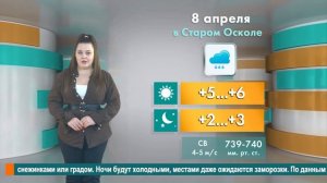 Погода в Старом Осколе на 8 апреля