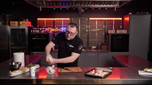 Быстрые закуски на газовом грил PrimeLiner. Сыр в беконе. Перчик в беконе. Брускетты