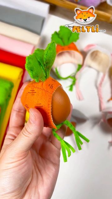 Украшение для яиц на Пасху своими руками #feltli #diy #изфетра #поделкиизфетра