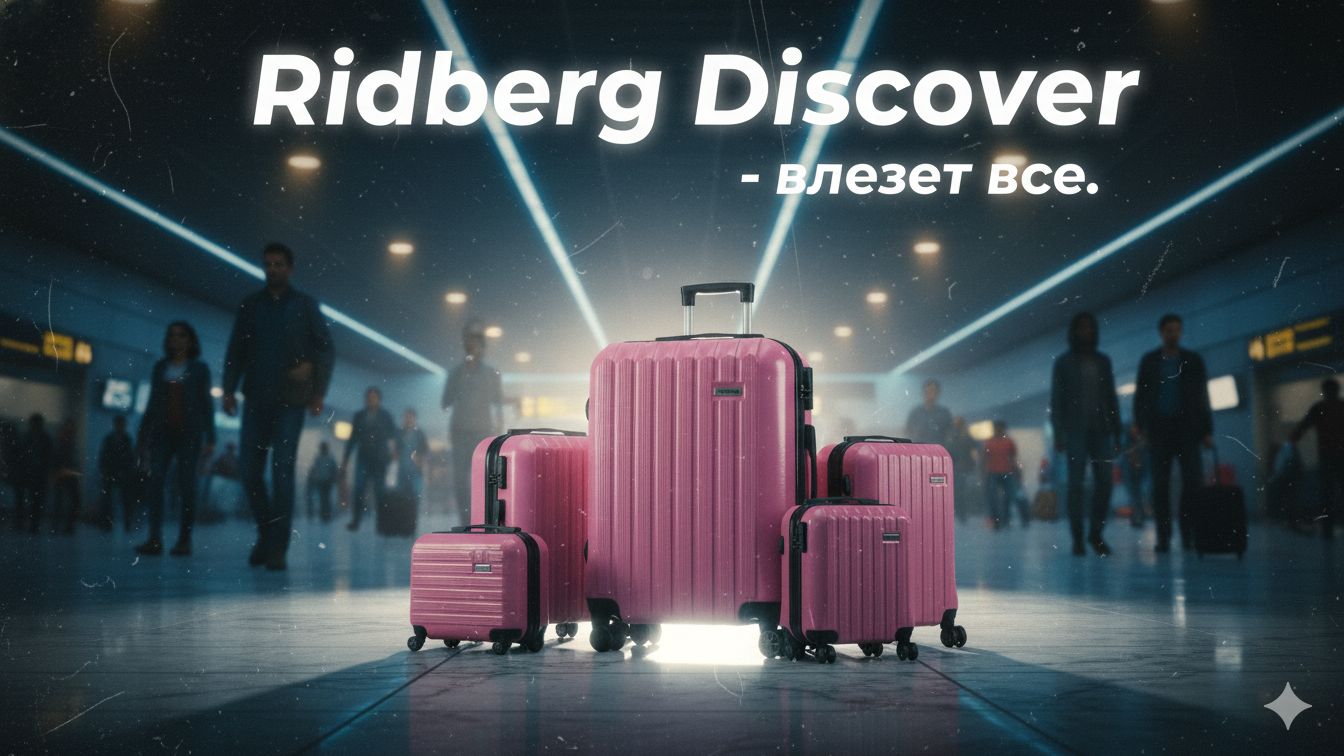 Ridberg Discover — не тот чемодан, что кажется, или как выбрать чемодан