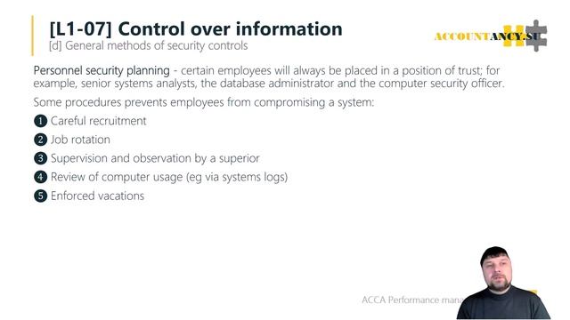 L1-07 Informational systems