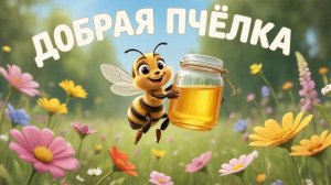 Музыкальный мультфильм для детей | Добрая пчёлка🐝