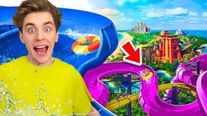 Влад а4 . 24 ЧАСА В АКВАПАРКЕ ! Экстремальные ПРЯТКИ . Видео Влада Бумага а4