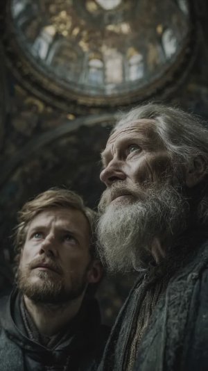 СПОР ПОД КУПОЛОМ - ФЕОФАН ГРЕК И АНДРЕЙ РУБЛЁВ (СТИХИ-ДИАЛОГ-ПОЭМА-ПОСВЯЩЕНИЕ НАТАЛЬИ ШАХНАЗАРОВОЙ)