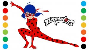 Раскраска для детей. Леди Баг — от эскиза до шедевра! ✨
