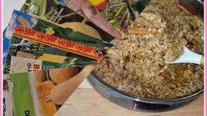 Разговоры. Обзор семян с чтением описания. Приготовила плов из красного риса