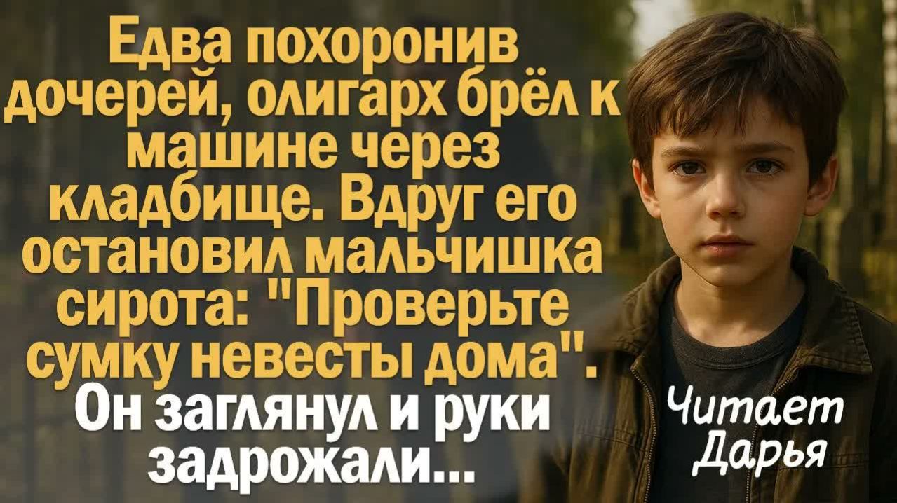 Истории из жизни. Слушать истории. Едва похоронив дочерей, олигарх брёл к машине через кладбище.