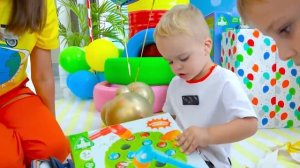 День рождения Криса! Детский праздник с Владом и Никитой, Ромой и Дианой