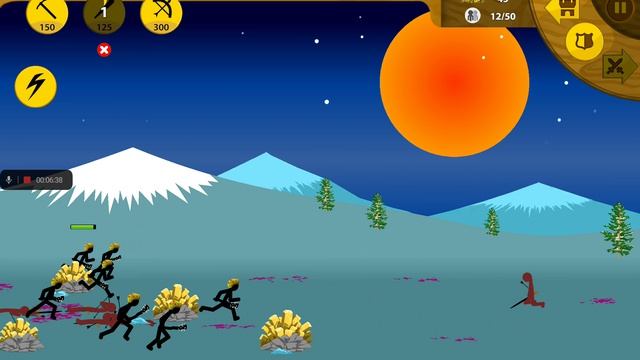 прохожу второй уровень в stick war legacy