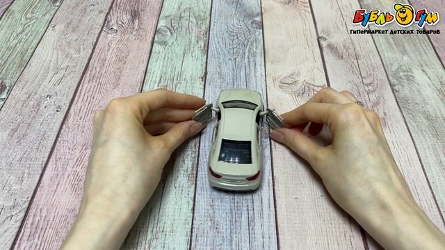 Машина Технопарк  LADA VESTA открывающиеся двери 11,5см - видео
