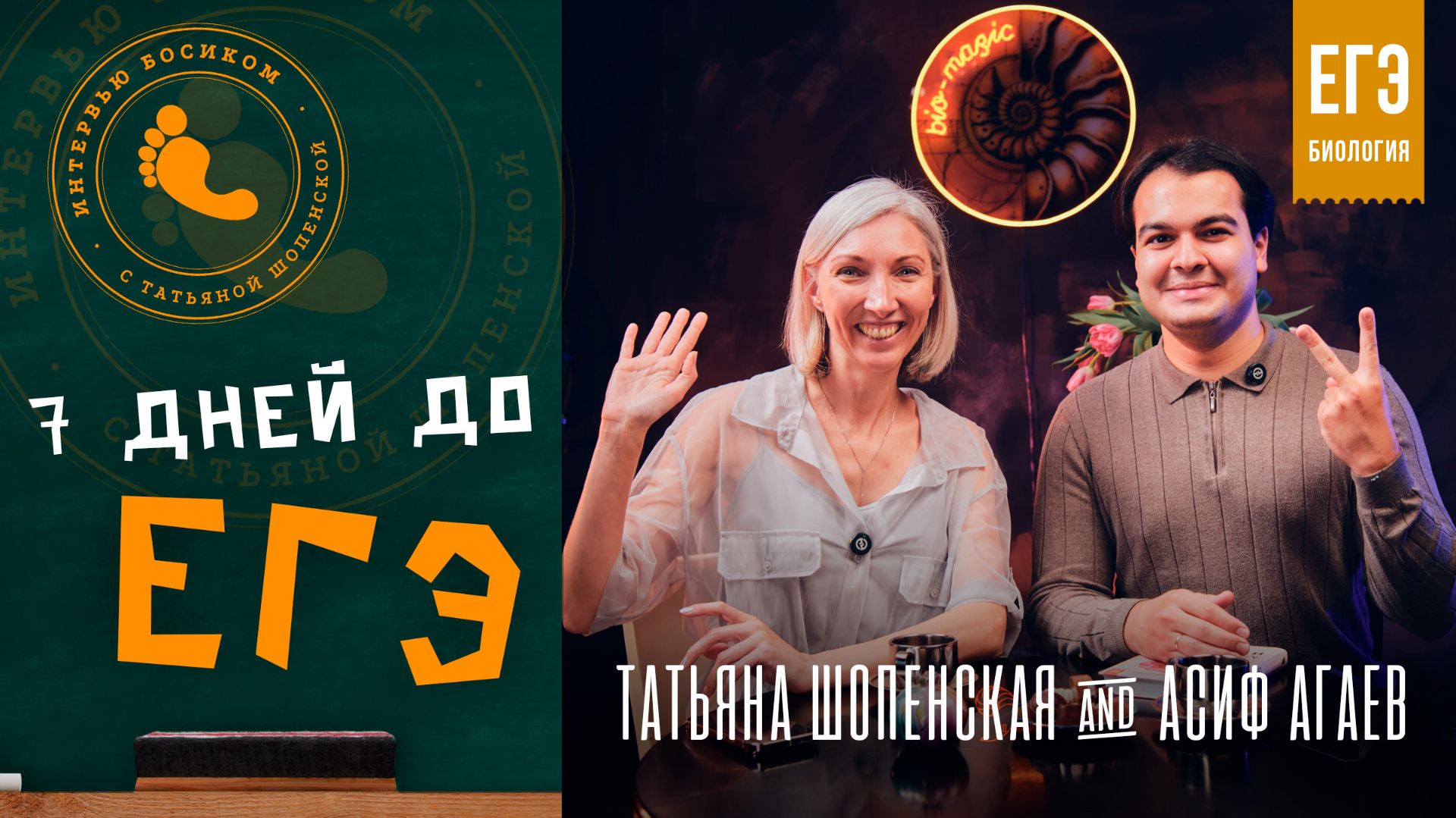 7 дней до ЕГЭ: Татьяна Шопенская и Асиф Агаев пугают, ругают и делают шпаргалки...