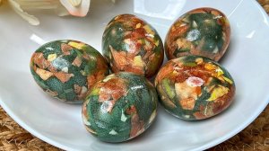 Эти яйца взорвали интернет! Мраморные яйца на Пасху из краснокочанной капусты