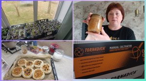 Ватрушки с яблоками.Торнадо.Погода совсем испортилась