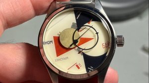 Дмитрий Бродниковский-часы Ракета-Коперник Авангард (эмаль+сапфир)