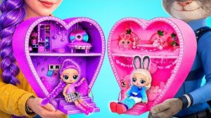 Зверополис 2 и Кейпоп Охотницы на Демонов: DIY-дом для кукол в Рок и Милый стилях